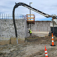 Kinetic Hydrovac truck performing excavation